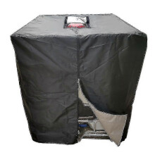 Ibc Ton Barrel Protective Cover Waterproof Dustproof Rainwater Tank Container Sunscreen Shade 210d Oxford Cloth Uv Rays Protector for 1000l Water Tank