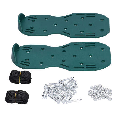 Lawn Aerator Sandals Copolypropylene Green Studded 2