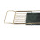 Metal Marble Bathtub Rack Anti Slip Space Saving 15