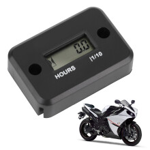 Stoßfester LCD-Stundenzähler für ATVs, UTVs, Motorräder und Generatoren
