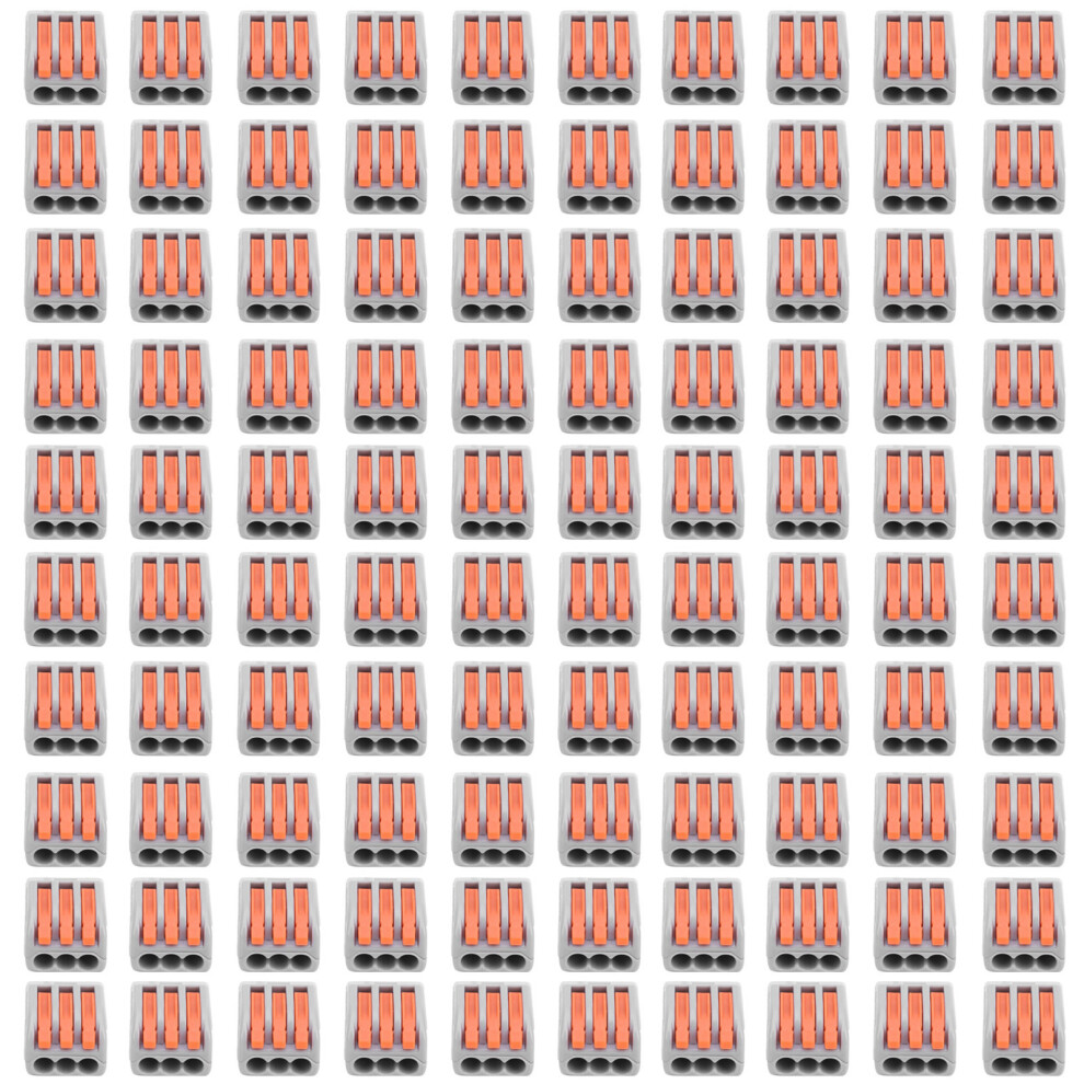 100Pcs Push Wire Wiring Connector Quick Connect