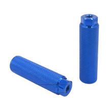 Bike Bicycle Axle Pedal Alloy Foot Stunt Pegs for BMX and Freestyle Bikes, A Blue, Durable and Lightweight Design