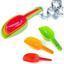 3 Pcs Ice Scoop,pet Feeding Shovel Cat Food Scoop,dog Spoon,multi-purpose Plasti