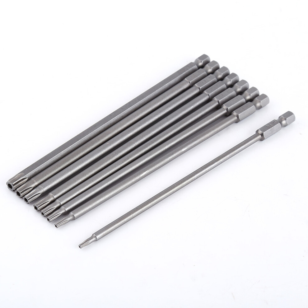 150mm 8pcs S2 Steel Star Head Screwdriver Set Bits