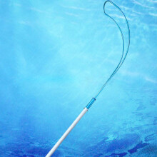 Swimming Pool Lifesaving Telescopic Pole with Rescue Hook, Emergency Safety Equipment for Pools and Water Parks