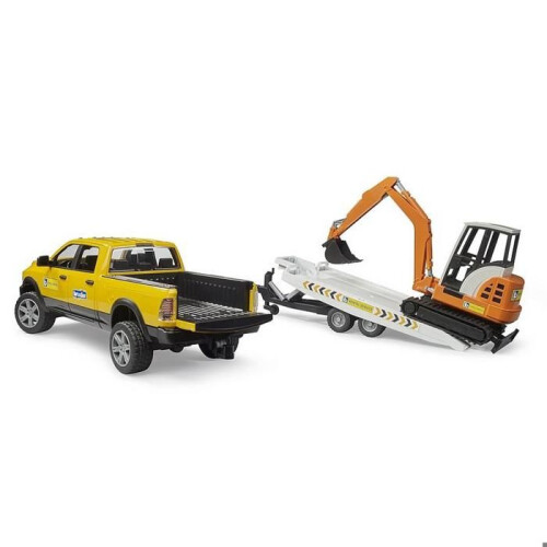 Bruder Miniaturfahrzeug - Bruder - RAM Mietservice - Mini-Bagger - Maßstab 1:16 2