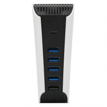 5-Port USB Hub for PS5, 5 in 1 USB High-Speed Expansion Hub Charger, USB Expansion Hub USB Extender with USB2.0, Plug and Play