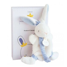 Doudou con attacco succhietto - DOUDOU ET COMPAGNIE - Coniglio Marinaio - Unisex - Multicolore - Bianco