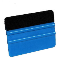 Blue Felt Squeegee Vinyl Film Tool Scraper Car Tinting Window Glass Wash Auto Accessories