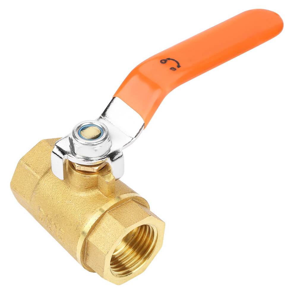 1pc DN15 1/2"BSP Brass Pipe Ball Valve 1.6MPa for