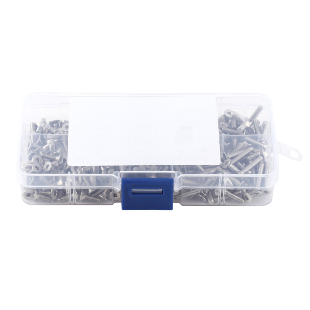 300pcs M3 Hex Socket Flat Head Stainless Steel-image-OPC-PK9NV9B-NEW