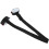 2Pcs Snowboard Shoulder Straps | Adjustable EVA Nylon Belt 110cm Black 12