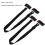 2Pcs Snowboard Shoulder Straps | Adjustable EVA Nylon Belt 110cm Black 9