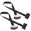 2Pcs Snowboard Shoulder Straps | Adjustable EVA Nylon Belt 110cm Black 16
