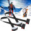 2Pcs Snowboard Shoulder Straps | Adjustable EVA Nylon Belt 110cm Black 14
