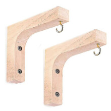 2pcs Hanging Plant Hook,plant Hangers Indoor, Wooden Hanging Basket Hooks for Indoor Flower Baskets-haoyi-YUHAO