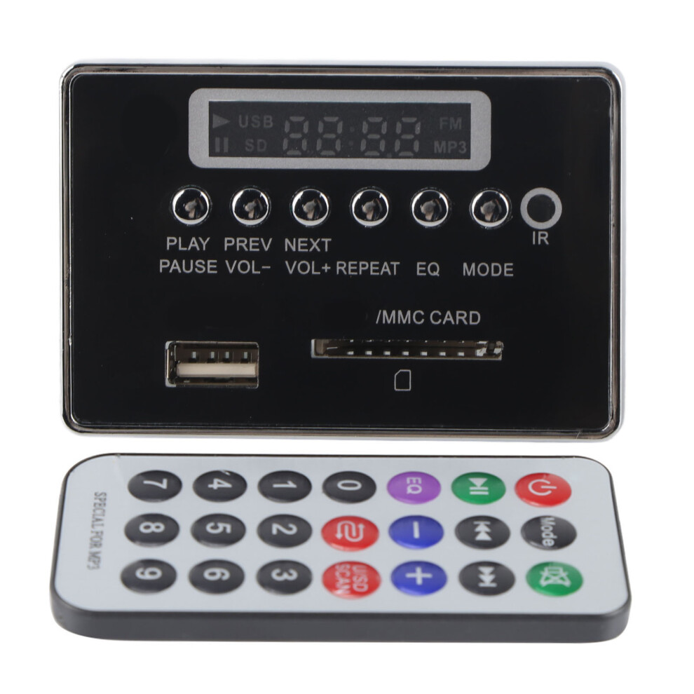 Bluetooth Mp3 Decoder Board Audio Module Usb Black