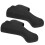 Silicone Bicycle Handlebar Grips - Black, Comfortable Cycling Accessory 7