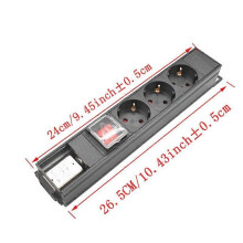 (3AC SOCKET)HiFi Audio Noise Canceling AC Power Filter, Air Conditioner, Support Power Supply, Surge Protector with EU Plugs, Power Strip, 2-10AC Plug