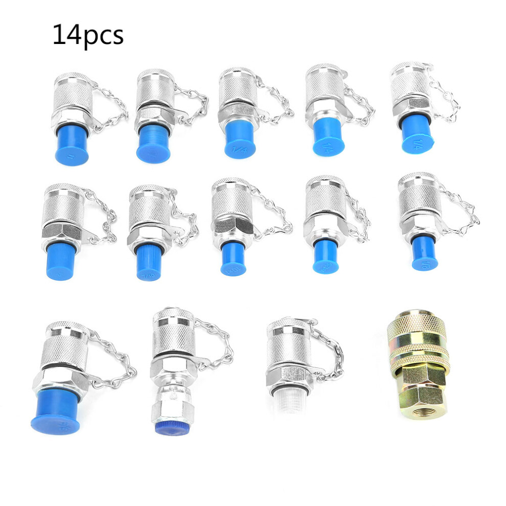 14pcs Hydraulic Pressure Test Point Testing