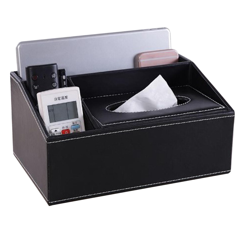 Multifunction Tissue Box Black Multiple