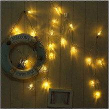 Jianghuo 10/20/40Led Halloween Spider String Light Battery Operated Purple Holiday Lights for Christmas New Year Garden Yard Party Decor