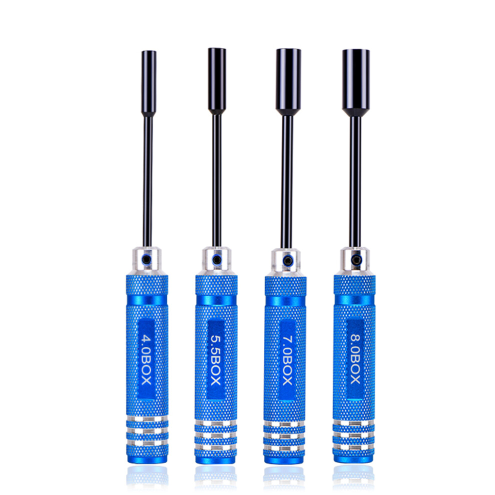 (blue) 4pcs/set Hex Nut Drivers Screw Driver For Rc High-performance Hex Nut-image-OPC-PK9NWZX-NEW
