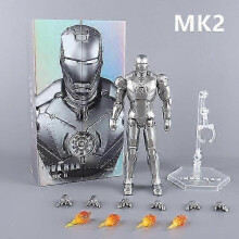 (ZD MK2)ZD Toys Iron Man Action Figure Iron Patriot MK1-7 MK17 MK33 MK85 MK30 War Machine Legends Avengers Tony Stark Collect Toy Gift