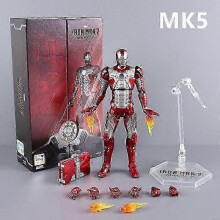 (ZD MK5)ZD Toys Iron Man Action Figure Iron Patriot MK1-7 MK17 MK33 MK85 MK30 War Machine Legends Avengers Tony Stark Collect Toy Gift