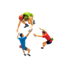 Set of 3 1 87 Scale Rock Climbing Figure Diorama Scenery Collections