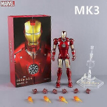(ZD MK3)ZD Toys Iron Man Action Figure Iron Patriot MK1-7 MK17 MK33 MK85 MK30 War Machine Legends Avengers Tony Stark Collect Toy Gift
