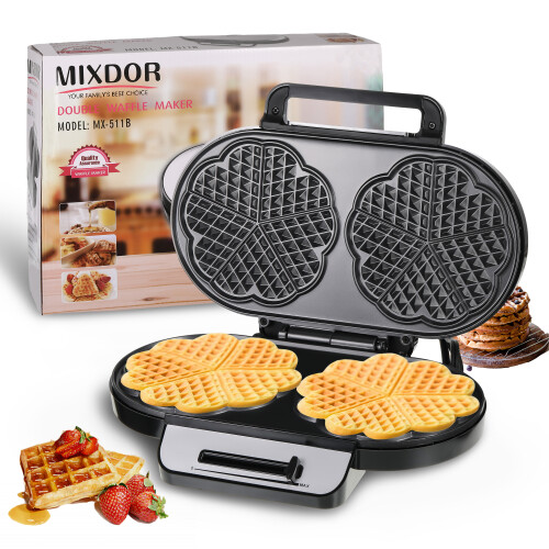 Sandwiches With Durable Sandwich Maker Silver Easy To Clean Breakfast 1