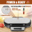 Sandwiches With Durable Sandwich Maker Silver Easy To Clean Breakfast 3
