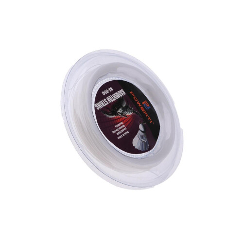 (White, 200m) Long-lasting Nylon Badminton Racket String Superior Flexibility 1