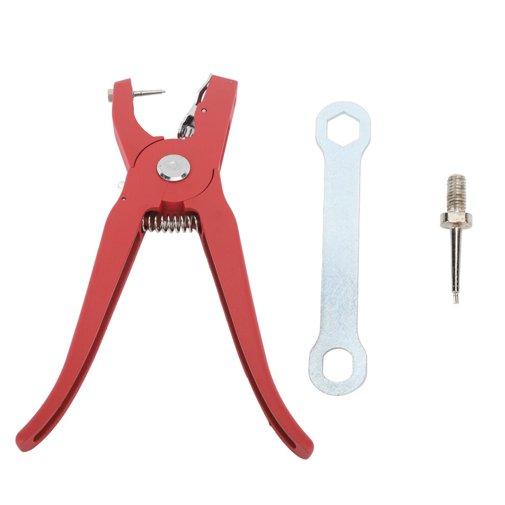 Livestock Ear Tag Pliers Red Ergonomic Anti Slip 8320539706511
