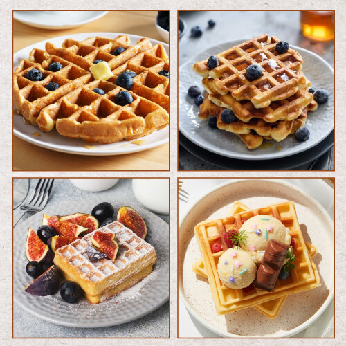 Waffle Maker For Easy And Quick Waffle Making Non-Stick Waffle Making 1