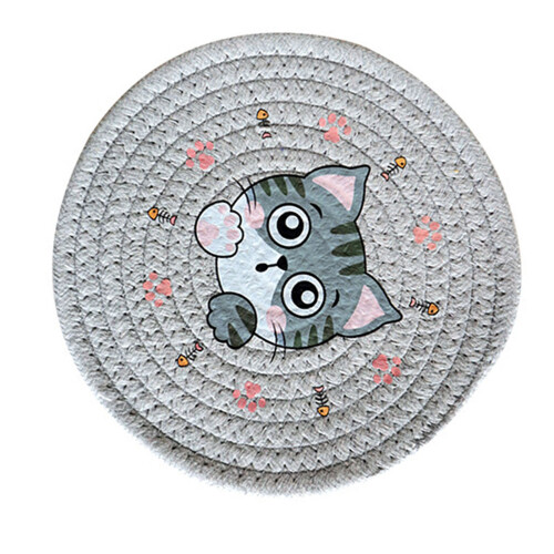 18cm Household Table Insulating Pot Mat Round 2