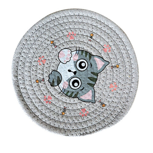 18cm Household Table Insulating Pot Mat Round 1