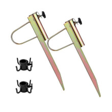 2pcs Patio Umbrella Stand Holder Beach Umbrella Sand Anchor Metal Beach Umbrella Holder for Beach