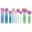 (Rainbow 2) 30pcs Matte Gold Cutlery Set Stainless Steel Dinnerware Knife Dessert Fork Spoon Dinner Silverware Kitchen Party Tableware Set 1