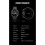 (Silver) Men's Bluetooth call smart watch full touch screen waterproof compatible with Android IOS 5