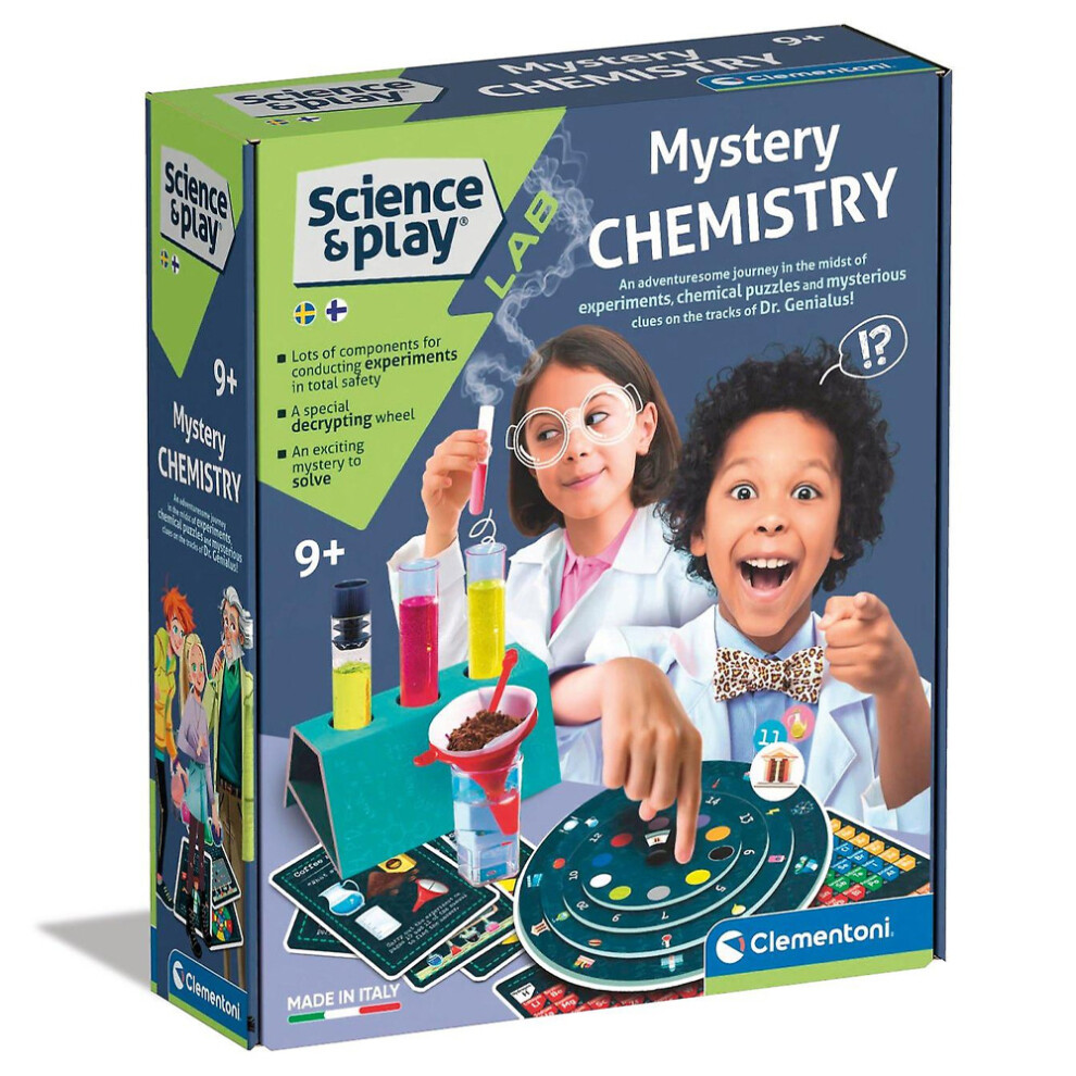 New Clementoni Science & Play Lab: Mystery Chemistry Stem Set Age 9+ 75120