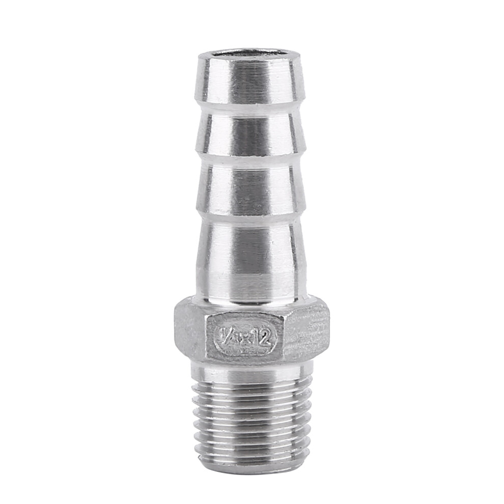 Stainless Steel Male Thread Pipe Fitting Barb Hose