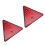 2Pcs Truck Red Reflector Waterproof Reflector with 4