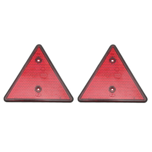2Pcs Truck Red Reflector Waterproof Reflector with 2