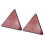 2Pcs Truck Red Reflector Waterproof Reflector with 8