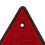 2Pcs Truck Red Reflector Waterproof Reflector with 14