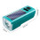 (Black)Solar Powered Bike Headlight USB Charging Waterproof Horn Lamp for Night Light 4