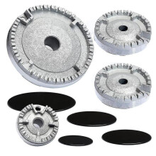 Cooker Hat Set Stove Lid Upgraded, Oven Gas Hob Burner Crown Cap, Gas Burner Cap Fits Most Gas Stov-dwdz