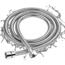 YSDSY Stainless steel shower hose 200cm, shower hose 2m, stainless steel flexible shower hose, with-dwdz